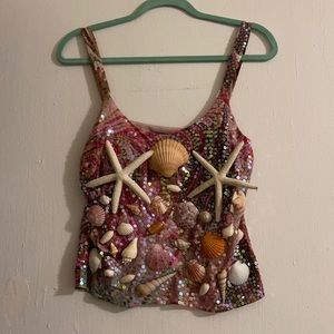 Handmade mermaid top - Halloween costume